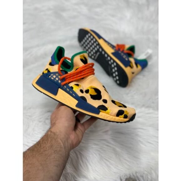 Adidas NMD Hu Mens Running Shoes Orange HP3221 NEW Multi Sz - Picture 1 of 4